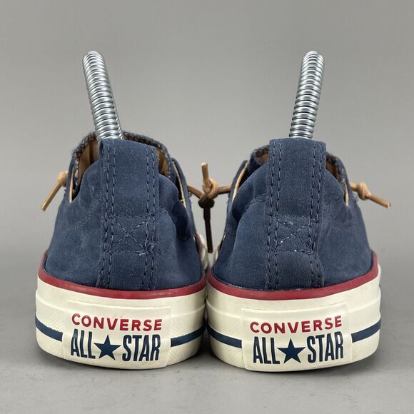Converse All Star Shoreline Women's Size 7 Slip On Casual Shoes Sneaker Navy EUC - Picture 3 of 10
